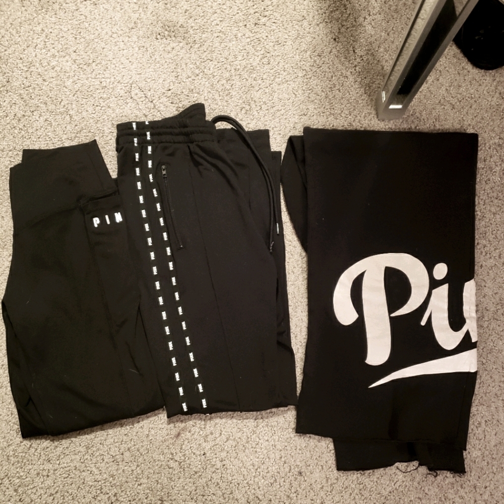 Ultimate leggings, PINK joggers, BF pant BUNDLE